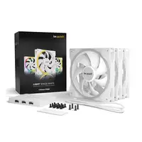 be quiet! Light Wings White | 140mm PWM Triple Pack Carcasa del ordenador Ventilad