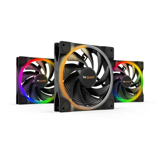 be quiet! Light Wings | 140mm PWM Triple Pack high-speed Carcasa del ordenador Ven