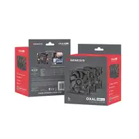 GENESIS Oxal 120 Carcasa del ordenador Ventilador 12 cm Negro 3 pieza(s)