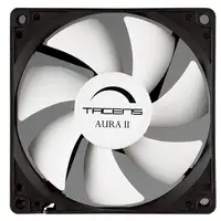 Tacens 3AURAII9, Ventilador Ordenador 9 cm, Ultrasilencioso, Antipolvo, Negro