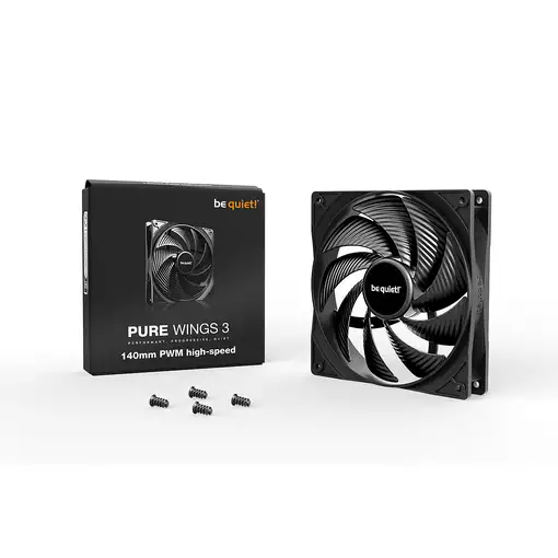 be quiet! Pure Wings 3 140mm PWM high-speed Carcasa del ordenador Ventilador 14 cm