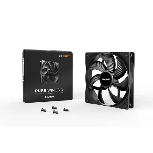 be quiet! Pure Wings 3 140mm Carcasa del ordenador Ventilador 14 cm Negro 1 pieza(