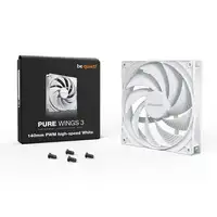 be quiet! Pure Wings 3 140mm PWM high-speed White Carcasa del ordenador Ventilador