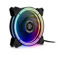 Inter-Tech Alseye Halo 3.0 Carcasa del ordenador Ventilador 12 cm Negro