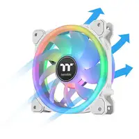 Thermaltake SWAFAN 12 RGB Radiator Fan TT Premium Edition White Carcasa del ordena