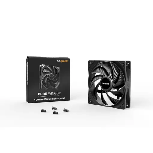 be quiet! Pure Wings 3 120mm PWM high-speed Carcasa del ordenador Ventilador 12 cm