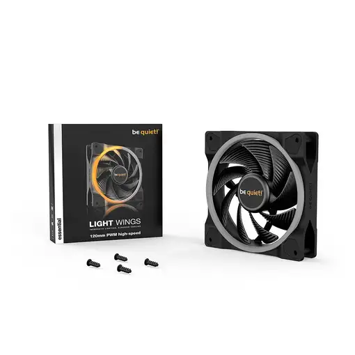 be quiet! Light Wings | 120mm PWM high-speed Carcasa del ordenador Ventilador 12 c