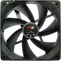 Inter-Tech F-120-S Carcasa del ordenador Ventilador 12 cm Negro