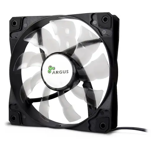 Inter-Tech Argus L-12025 Carcasa del ordenador Ventilador 12 cm Negro
