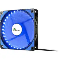 Inter-Tech L-12025 Carcasa del ordenador Ventilador 12 cm Negro, Azul