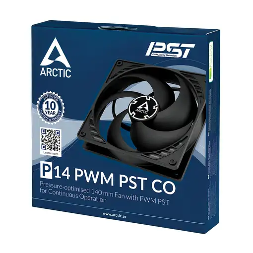ARCTIC P14 PWM PST CO Carcasa del ordenador Ventilador 14 cm Negro