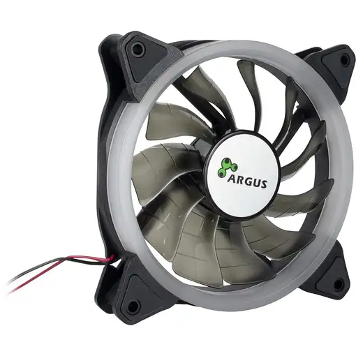 Inter-Tech Argus RS-051 RGB Carcasa del ordenador Ventilador 12 cm Negro