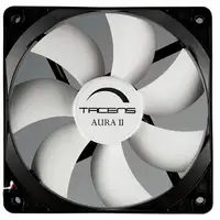 Tacens 3AURAII12, Ventilador Ordenador 12 cm, Ultrasilencioso, Antipolvo, Negro