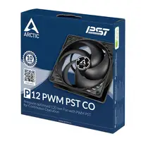 ARCTIC P12 PWM PST CO Carcasa del ordenador Ventilador 12 cm Negro