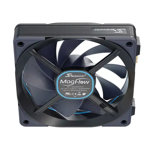 Seasonic MagFlow 1-Fan Kit Carcasa del ordenador Ventilador 12 cm Negro 1 pieza(s)