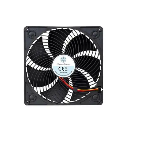 Silverstone AP181 Carcasa del ordenador Ventilador 18 cm Negro