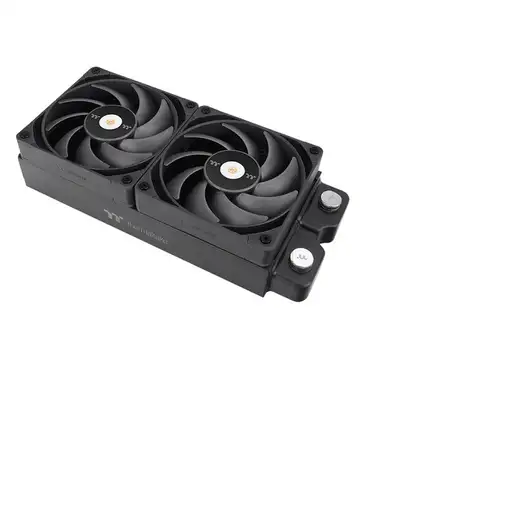 Thermaltake TOUGHFAN 14 Carcasa del ordenador Ventilador 14 cm Negro 2 pieza(s)