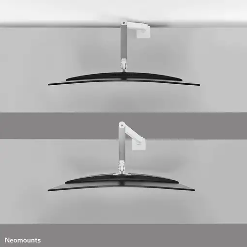 Neomounts DS70PLUS-450WH1 Brazo de monitor 17-49" - resorte de gas - Topfix - Tope