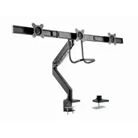 Gembird MA-DA3-03 soporte para monitor 68,6 cm (27") Escritorio Negro