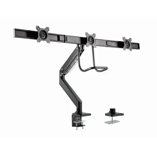 Gembird MA-DA3-03 soporte para monitor 68,6 cm (27") Escritorio Negro
