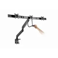Gembird MA-DA3-03 soporte para monitor 68,6 cm (27") Escritorio Negro