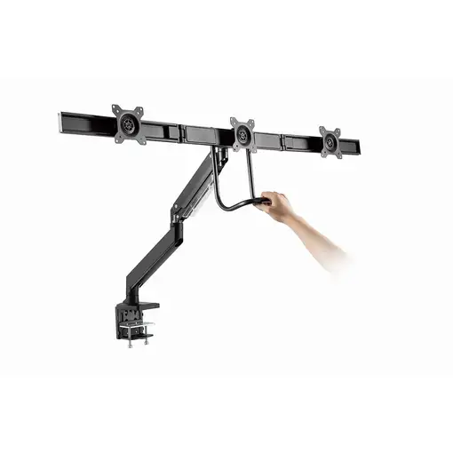 Gembird MA-DA3-03 soporte para monitor 68,6 cm (27") Escritorio Negro