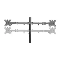 LogiLink BP0046 soporte para monitor 81,3 cm (32") Escritorio Acero inoxidable
