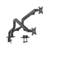 Gembird MA-DA2-02 soporte para monitor 81,3 cm (32") Escritorio Negro