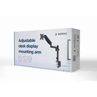 Gembird MA-DA1P-01 soporte para monitor 81,3 cm (32") Escritorio Negro