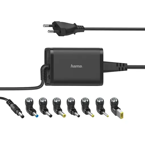 Hama | Cargador universal portátil 7 adapt., de 15-19V/65W