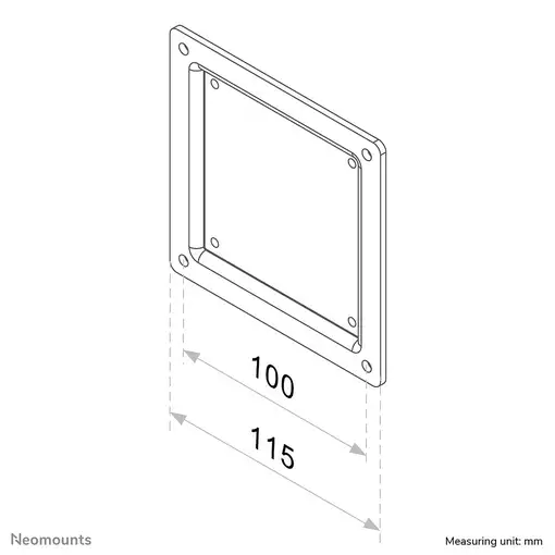 Neomounts FPMA-VESA100 Adaptador VESA 10-30"