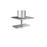 Durable 508623 soporte para monitor 68,6 cm (27") Escritorio Plata