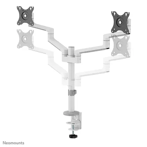 Neomounts DS60-425WH2 Brazo de monitor 17-27" - ahorro de espacio