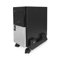 Ewent EW1290 soporte de CPU Carro para equipo informático Negro