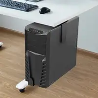 AISENS Soporte Giratorio Antirrobo y Altura Personalizable para CPU para Montaje p