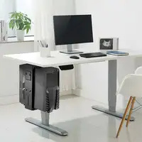 AISENS Soporte Giratorio Antirrobo y Altura Personalizable para CPU para Montaje p