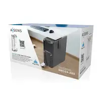 AISENS Soporte Giratorio Antirrobo y Altura Personalizable para CPU para Montaje p