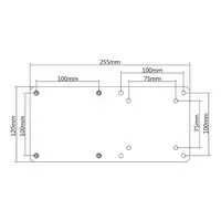 AISENS Soporte VESA para mini PC, Negro