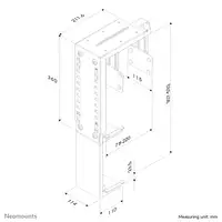 Neomounts CPU-D100BLACK Soporte para CPU - máx 30 kg - universal