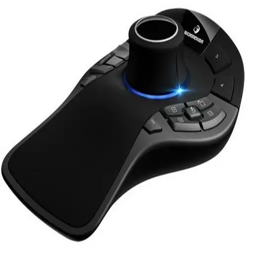3Dconnexion SpaceMouse Pro USB Negro, Gris