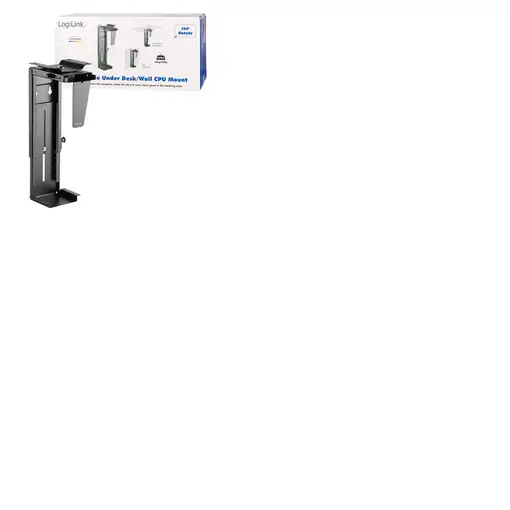 LogiLink EO0005 soporte de CPU Soporte de CPU para instalación en escritorio Negro
