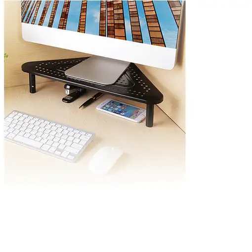 Gembird MS-TABLE-02 soporte para monitor Escritorio Negro