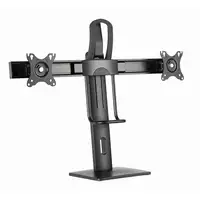 Gembird MS-D2-01 soporte para monitor 68,6 cm (27") Escritorio Negro