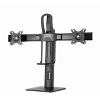 Gembird MS-D2-01 soporte para monitor 68,6 cm (27") Escritorio Negro