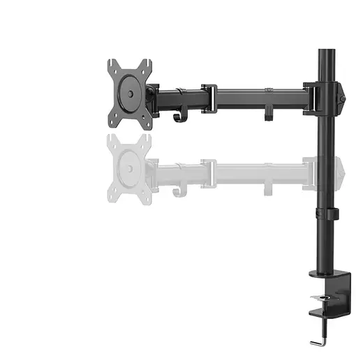 NOX NXLITESNGLSTAND soporte para monitor 68,6 cm (27") Escritorio Negro