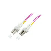 Alcasa 10m LC/LC Cable de fibra óptica e InfiniBand Violeta