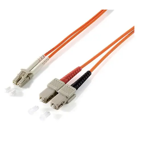 Equip LC/SС 62.5/125μm 1.0m Cable de fibra óptica e InfiniBand 1 m SC Naranja