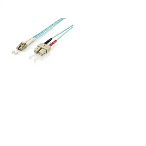 Equip 255319 Cable de fibra óptica e InfiniBand 0,5 m LC SC Turquesa