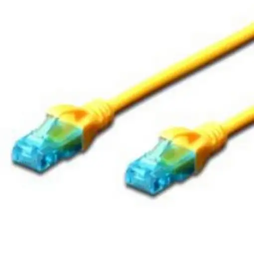 Digitus 0.25m Cat5e U-UTP cable de red Amarillo 0,25 m U/UTP (UTP)