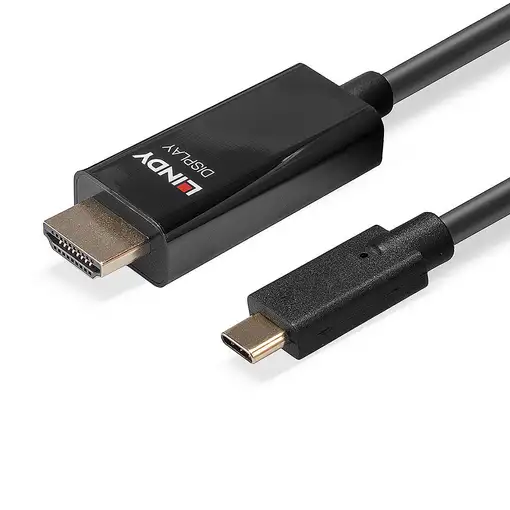 Lindy 43315 adaptador de cable de vídeo 5 m USB Tipo C HDMI tipo A (Estándar) Negr